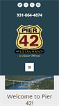 Mobile Screenshot of pier42restaurant.com